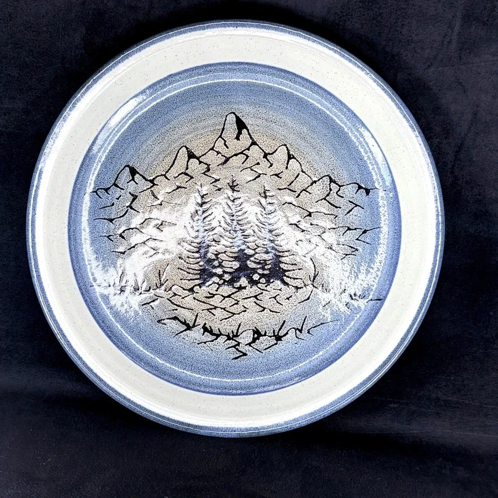 Bill‎ Aitken Studio Pottery Mountain Landscape 11